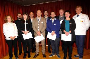 Sandra Sommer, CCCB Neumitglieder 2023 und Fridolin Schilling